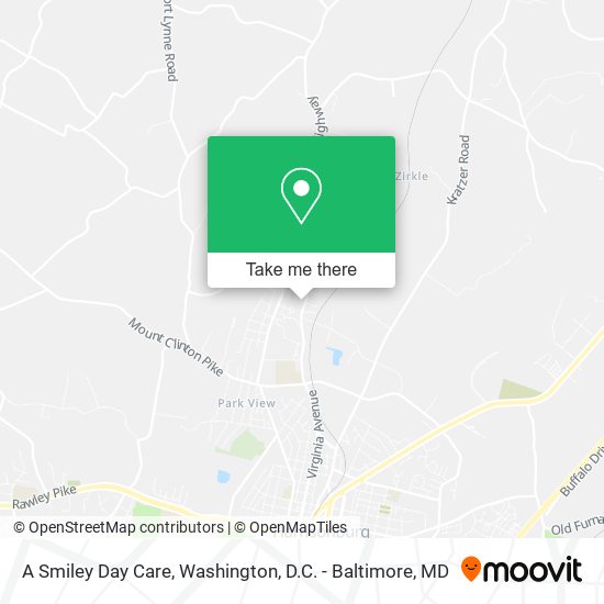 A Smiley Day Care map