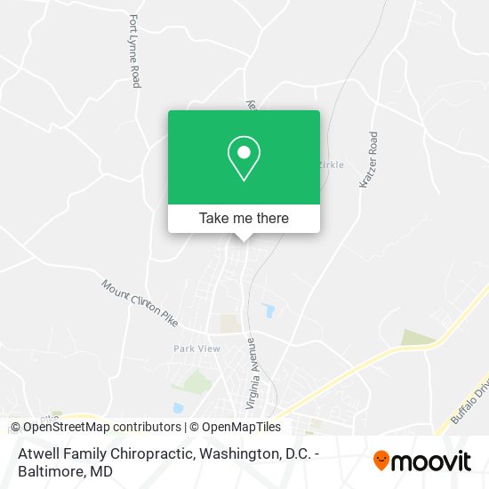 Atwell Family Chiropractic map