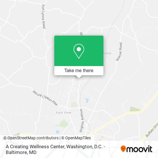 A Creating Wellness Center map