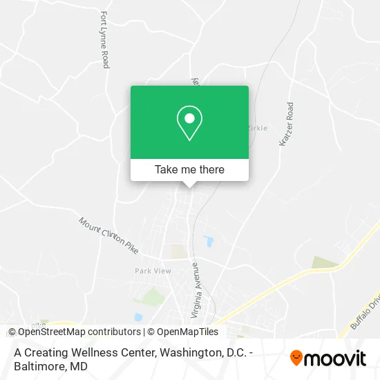 A Creating Wellness Center map