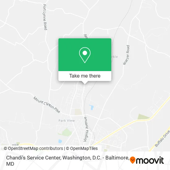 Chandi's Service Center map