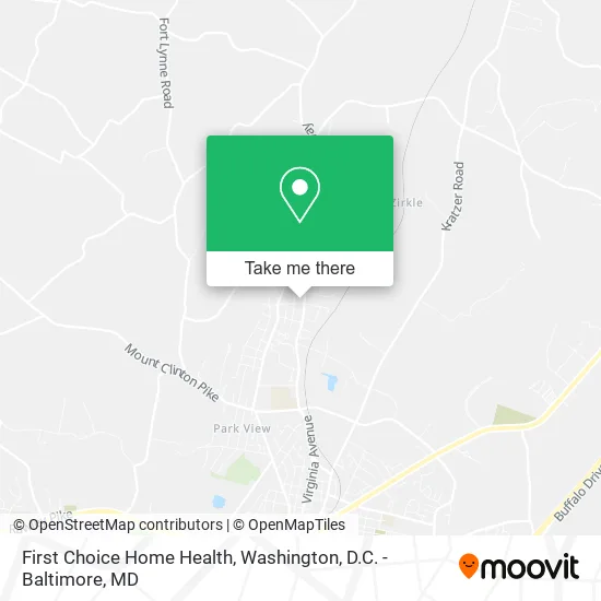 First Choice Home Health map