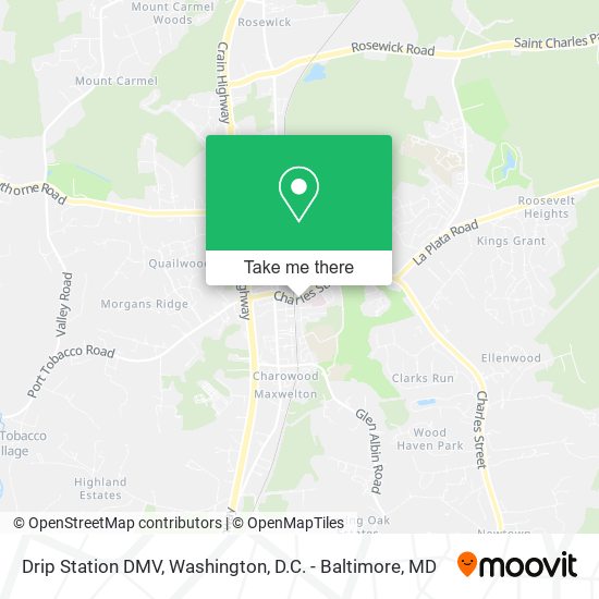 Drip Station DMV map