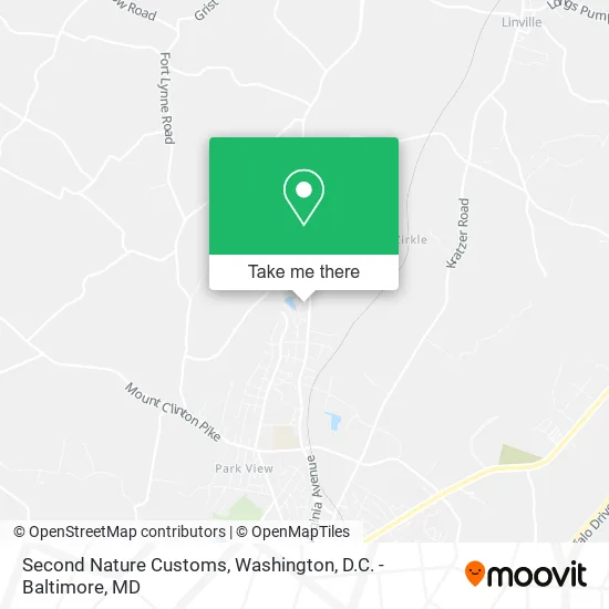 Second Nature Customs map