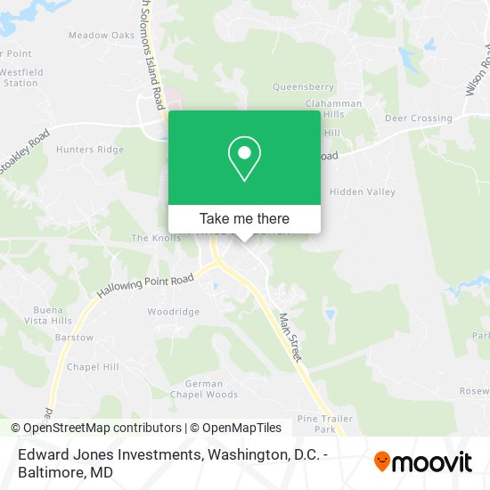 Edward Jones Investments map