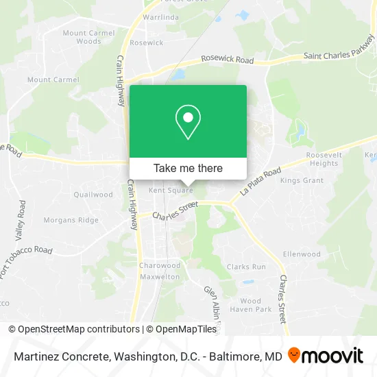 Martinez Concrete map