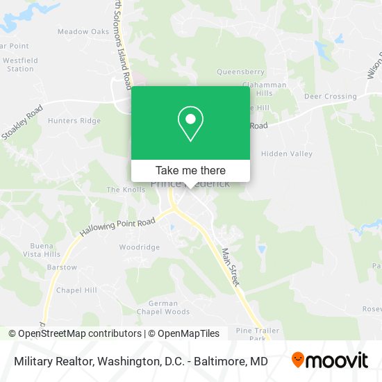 Military Realtor map