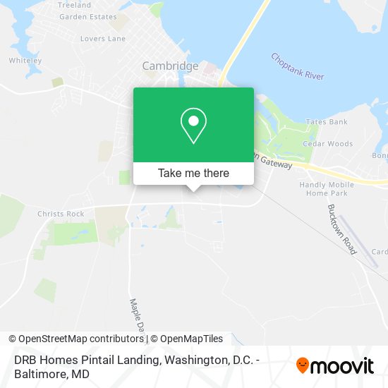 DRB Homes Pintail Landing map