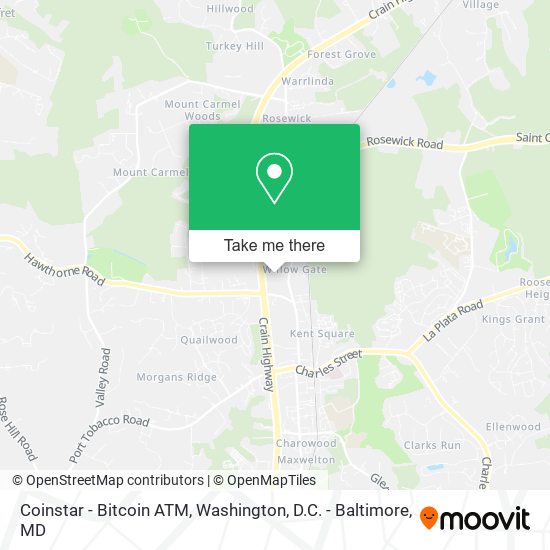 Coinstar - Bitcoin ATM map