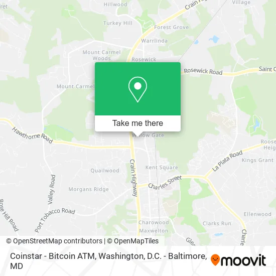 Coinstar - Bitcoin ATM map