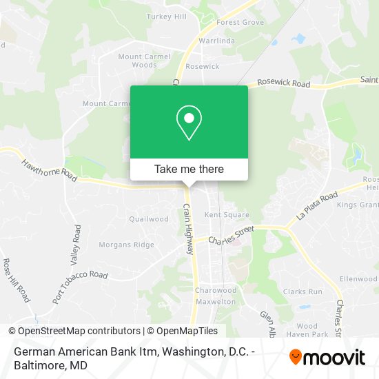 German American Bank Itm map