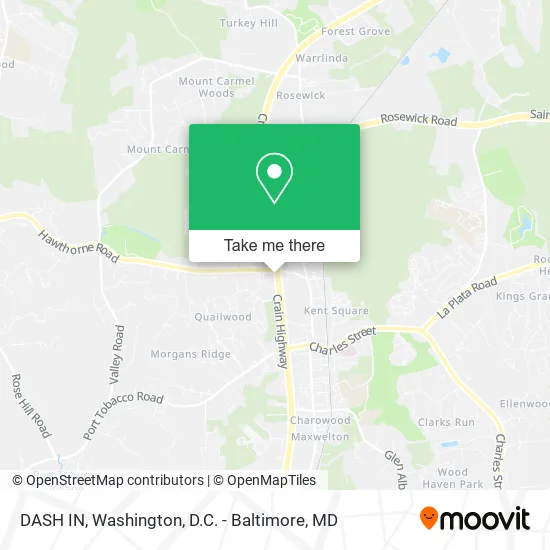 DASH IN map