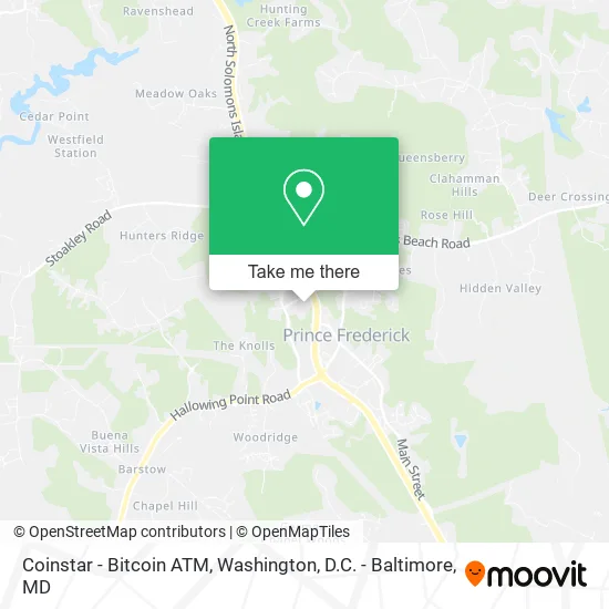 Coinstar - Bitcoin ATM map