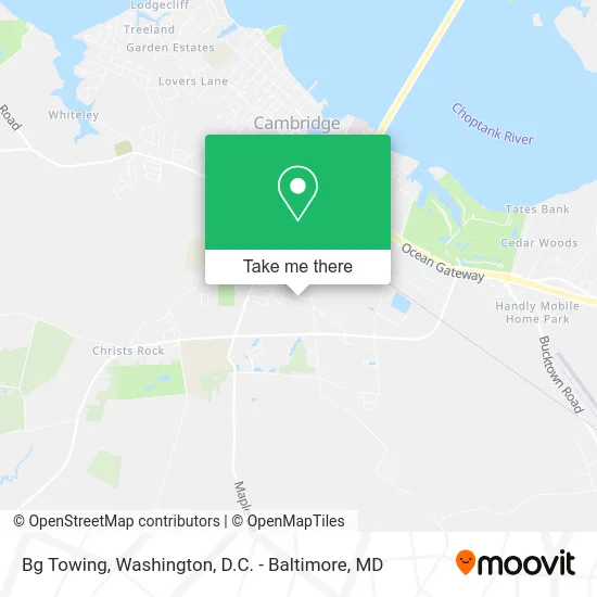 Bg Towing map