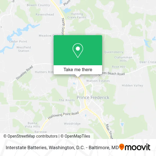 Interstate Batteries map