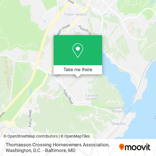 Mapa de Thomasson Crossing Homeowners Association