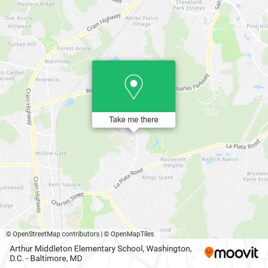 Arthur Middleton Elementary School map