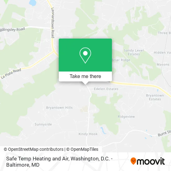Safe Temp Heating and Air map