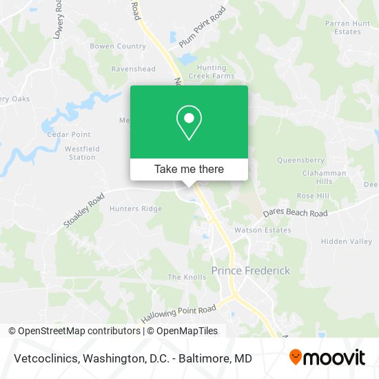 Vetcoclinics map