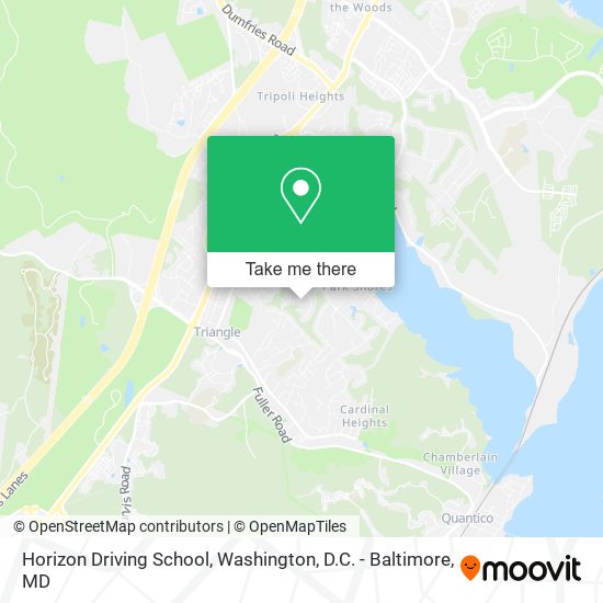 Mapa de Horizon Driving School