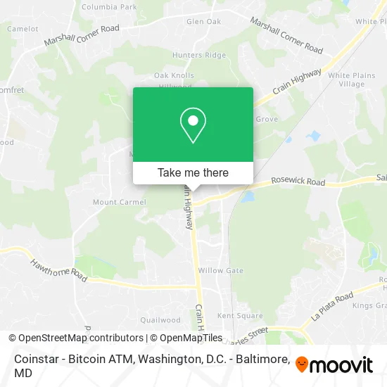 Coinstar - Bitcoin ATM map