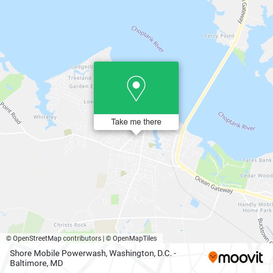 Shore Mobile Powerwash map