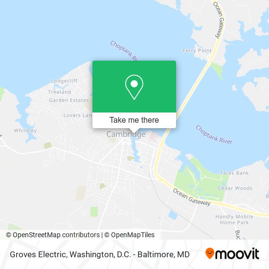 Groves Electric map