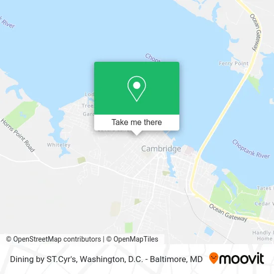 Dining by ST.Cyr's map