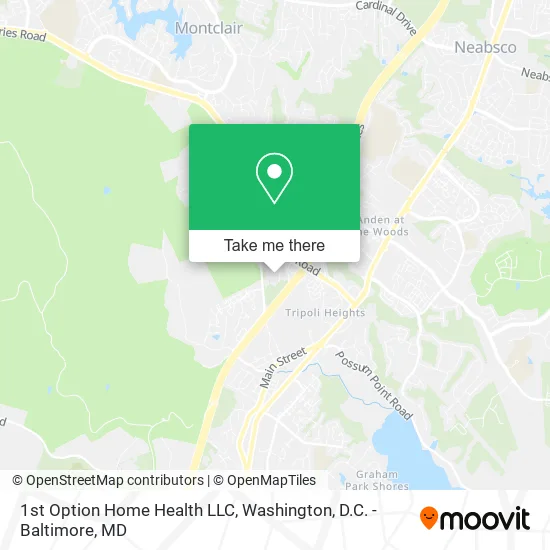 Mapa de 1st Option Home Health LLC
