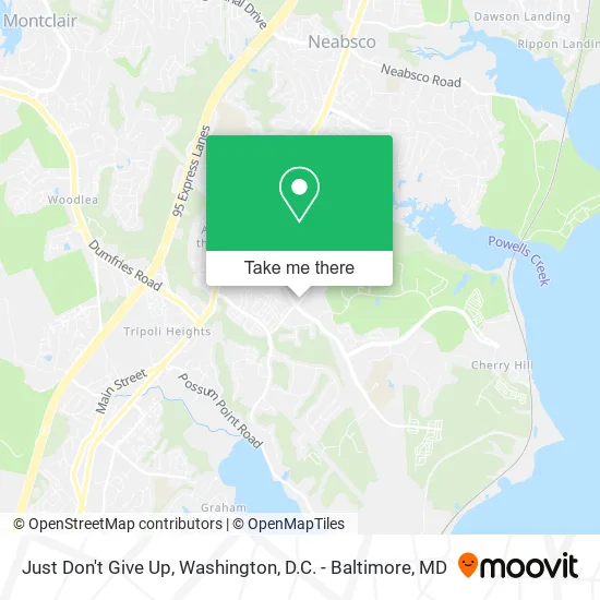 Just Don't Give Up map