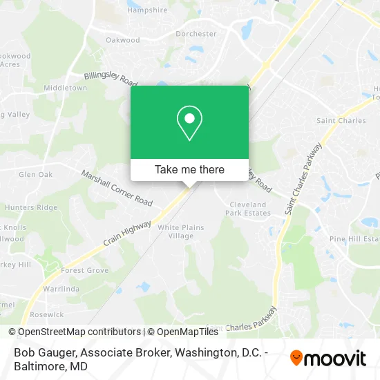 Bob Gauger, Associate Broker map