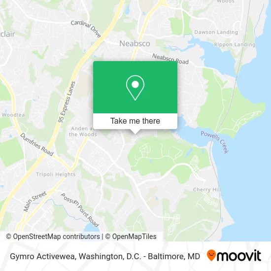 Gymro Activewea map