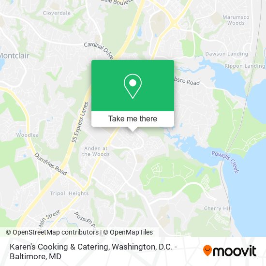 Mapa de Karen's Cooking & Catering