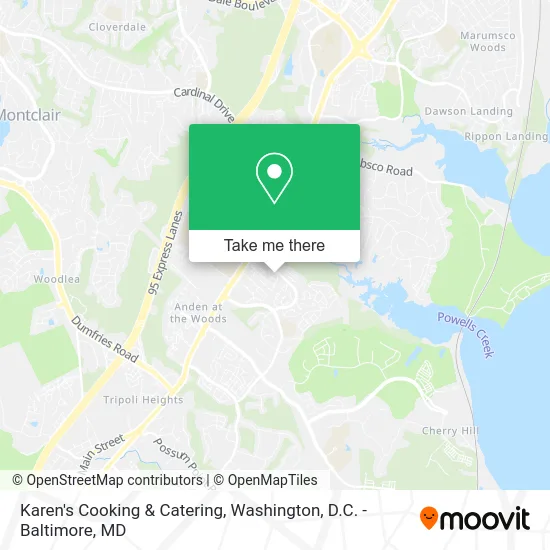 Karen's Cooking & Catering map