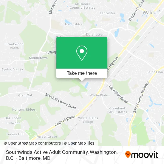 Southwinds Active Adult Community map
