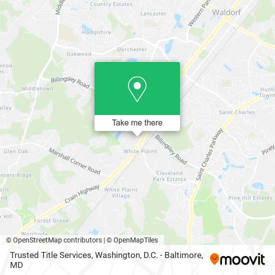 Trusted Title Services map