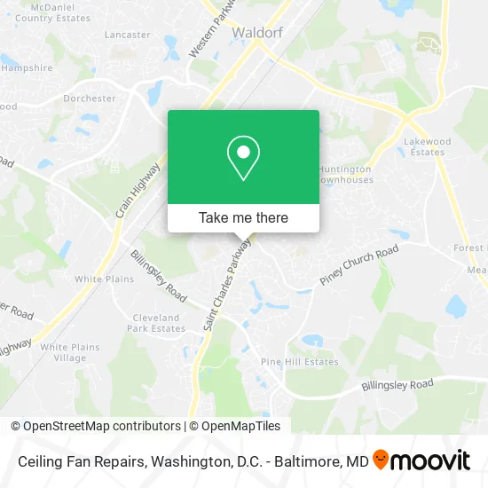 Ceiling Fan Repairs map