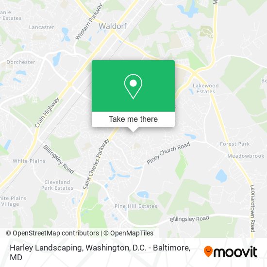 Mapa de Harley Landscaping