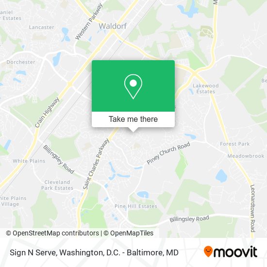Sign N Serve map