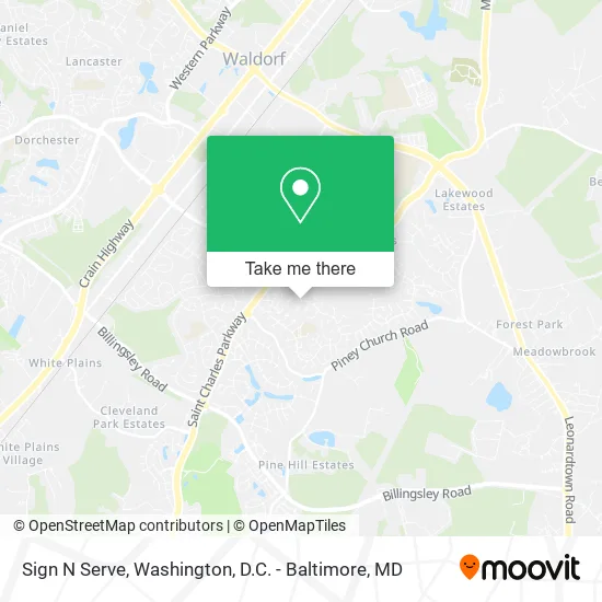 Sign N Serve map