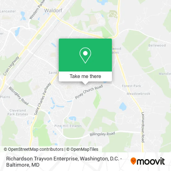 Richardson Trayvon Enterprise map