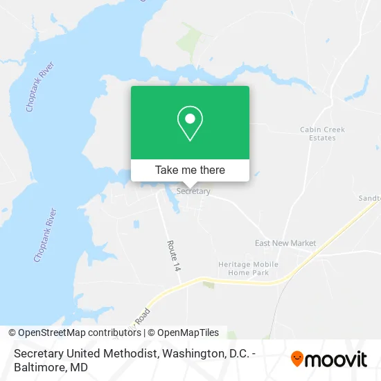 Secretary United Methodist map