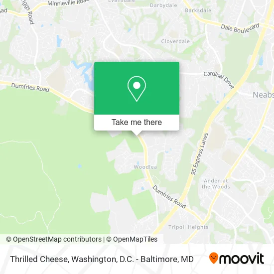 Thrilled Cheese map