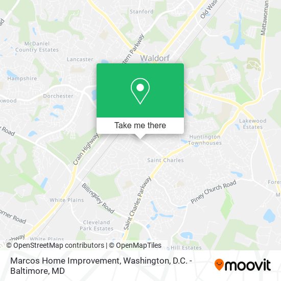 Marcos Home Improvement map