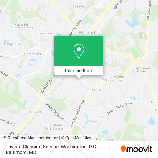Taylors Cleaning Service map