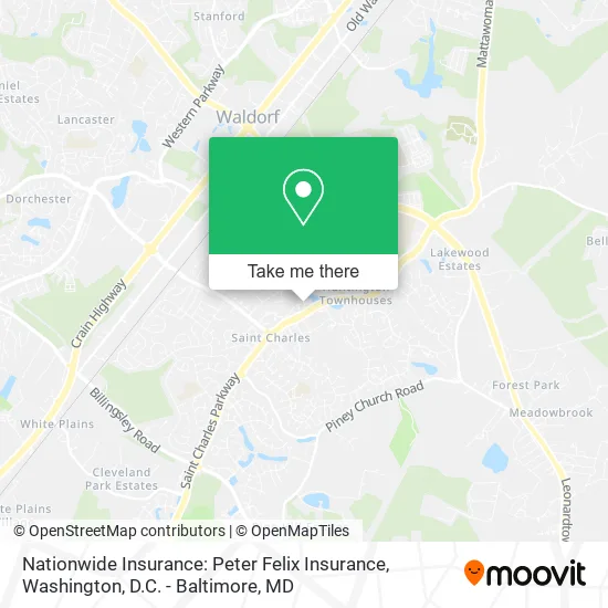 Nationwide Insurance: Peter Felix Insurance map