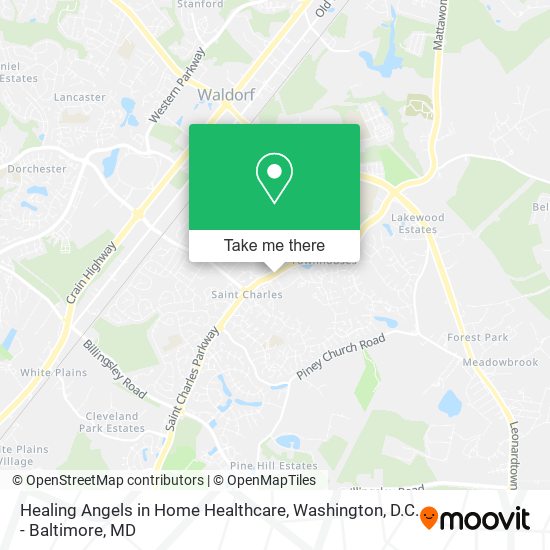 Mapa de Healing Angels in Home Healthcare