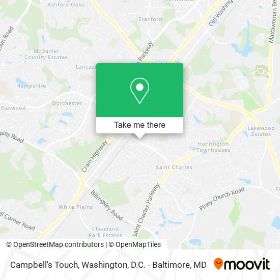 Campbell's Touch map