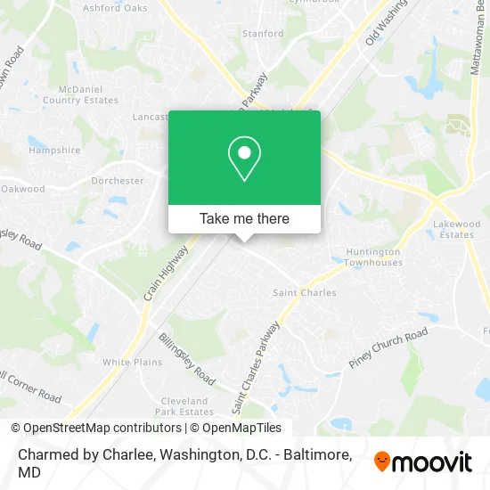 Charmed by Charlee map