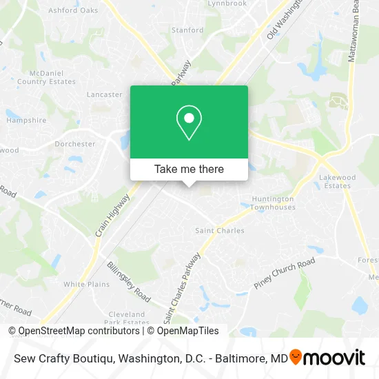 Sew Crafty Boutiqu map